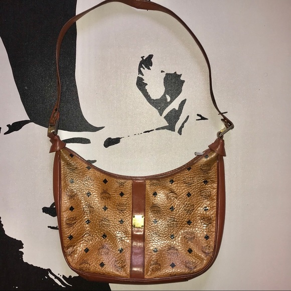 MCM Bags | Mcm Authentic Vintage Leather Shoulder Bag | Poshmark